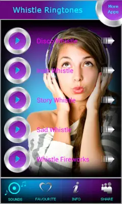 Whistle Ringtones android App screenshot 3